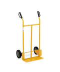 Carrello Trasporto Leggero In Acciaio Verniciato Giallo Con Portata Max 200 Kg