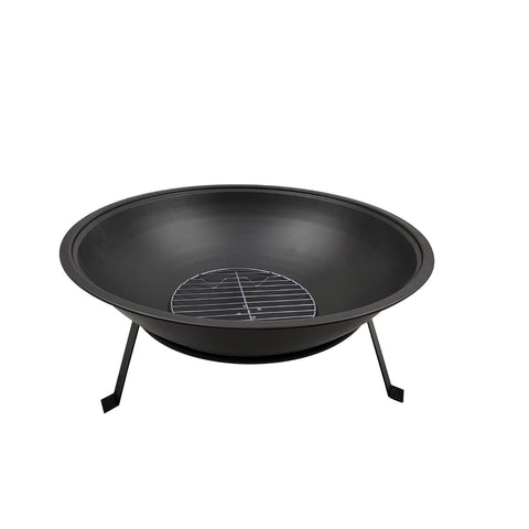 Canyon 52 cm-es, 0,6 mm-es fémből készült tűzrakó edény grillezéshez és fűtéshez