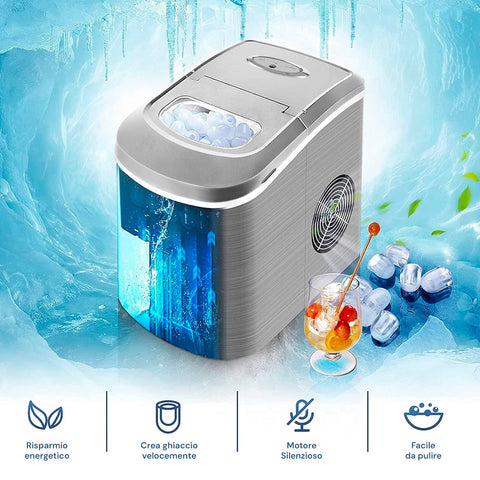 Macchina per il ghiaccio 2,2L 160W con contenitore – foto 6