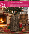 Base Realistica per Alberi di Natale XXL da 120 a 210 cm – Stile Tronco