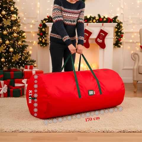 Borsa Contenitore Impermeabile per Albero di Natale – Pieghevole con Manici e Zip