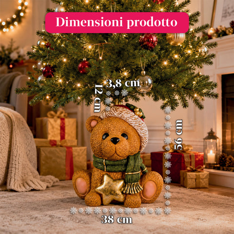 Dekoratív karácsonyfa-talapzat, 10 mintával, vasból és magnéziumból, univerzális rögzítéssel, legfeljebb 210 cm-es fákhoz, 2 LED-es modellel