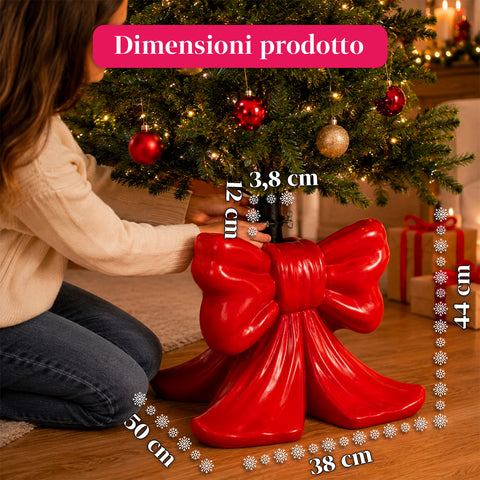 Dekoratív karácsonyfa-talapzat, 10 mintával, vasból és magnéziumból, univerzális rögzítéssel, legfeljebb 210 cm-es fákhoz, 2 LED-es modellel