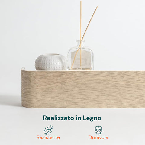 Appendiabiti da Muro Design Moderno con 4 Ganci a Scomparsa