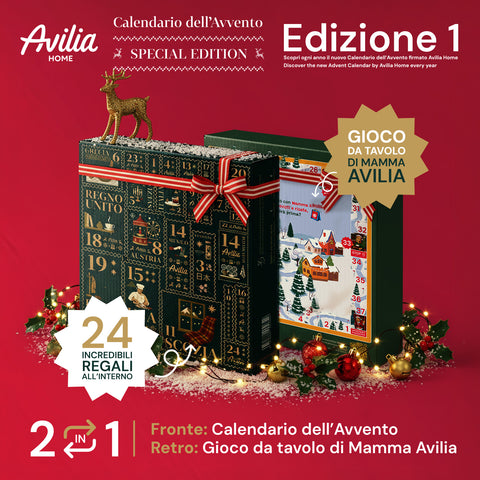 Calendario dell’Avvento Mamma Avilia – Paesi del Mondo con Gioco dell’Oca