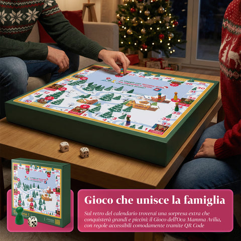 Calendario dell’Avvento Mamma Avilia – Paesi del Mondo con Gioco dell’Oca