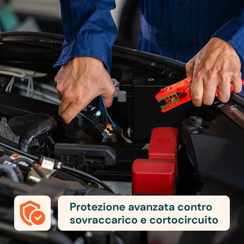 Caricabatteria Lcd 3 Funzioni Per Batterie Di Piombo 6-12v