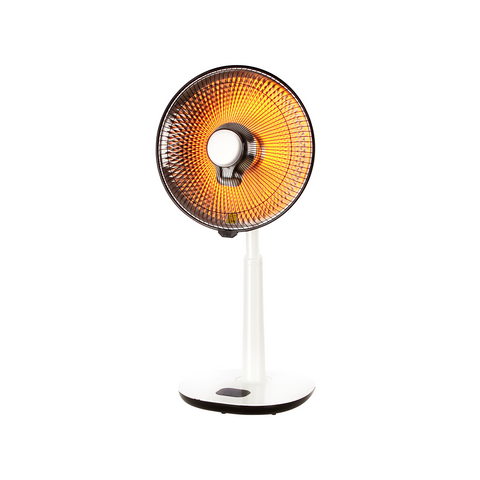 Parabolafűtő távirányítóval és időzítővel, 450/900w, 36cm