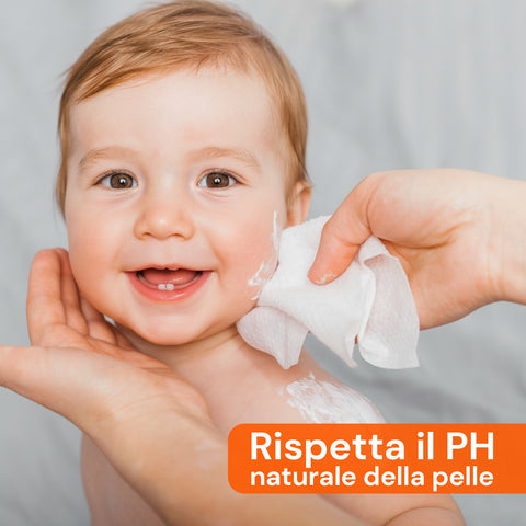 Salviettine Baby 72 / 864 pz – Morbide a Nido d’Ape Fragranza Latte d' Avena e Riso, Aloe o Crema al Talco