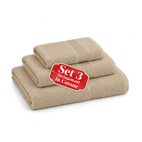 3 darabos, 100% pamut törölközőszett – fürdőszobai szett 90x140-es fürdőlepedővel, 60x100-as törölközővel és 40x60 cm-es vendégtörölközővel, puha és nedvszívó, 6 szín