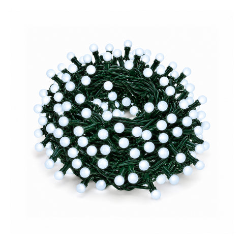 500 LED-es Cherry fényfüzér, 12,5 m, 8 fényeffektus, IP44