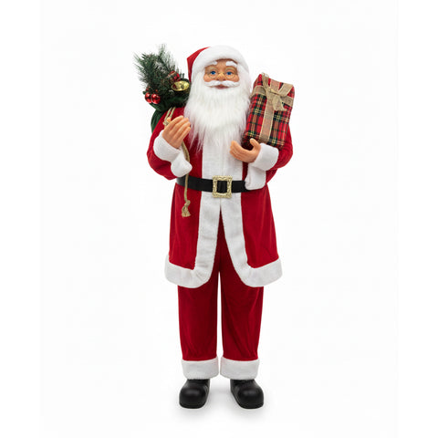 Decoro Natalizio Babbo Natale – Stile Classico Perfetto per Ingresso Soggiorno