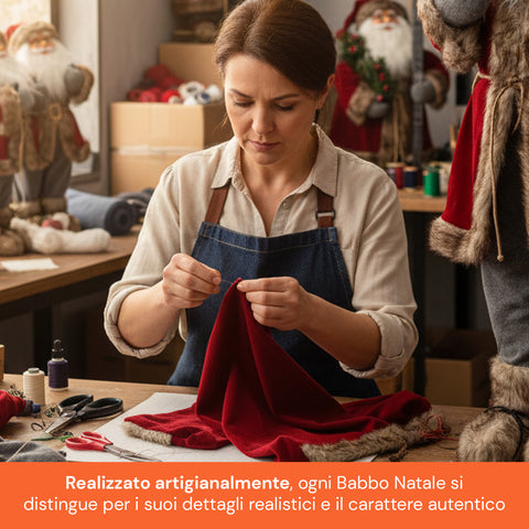 Karácsonyi dekoráció Mikulással – klasszikus stílusban, tökéletes az előszobába vagy a nappaliba