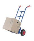 Carrello blu per trasporto di scatole, elettrodomestici e materiali pesanti fino a 200kg, struttura resistente e affidabile