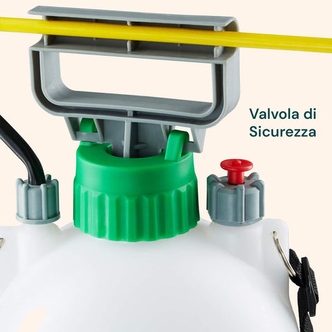 Vaporizzatore a Pressione 8L con Lancia in Fibra di Vetro e Ugello Regolabile