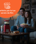 Macchina Popcorn ad Aria Calda 1200W – Compatto e Potente, Pronti in 3 Minuti