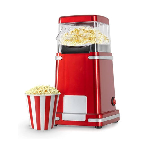 1200 W-os forrólevegős popcornkészítő – kompakt és erős, 3 perc alatt elkészül