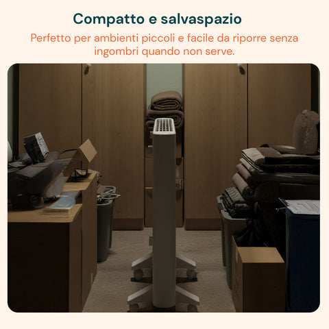 Radiatore Elettrico Digitale In Alluminio 1500w