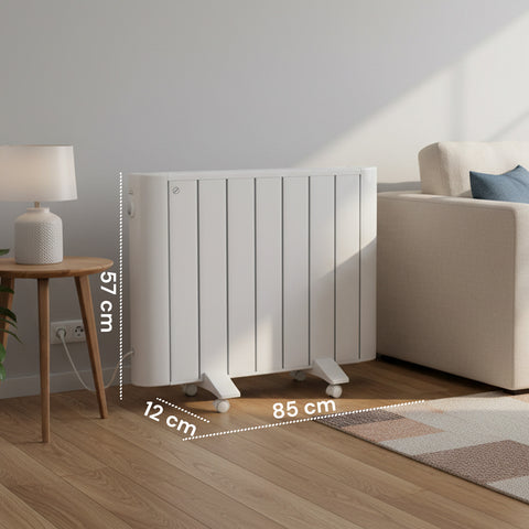 Radiatore Elettrico Digitale In Alluminio 1500w