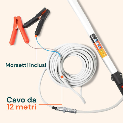 Scuotitore per Olive con Motore 400W e Rastrello in ABS Antibloccaggio