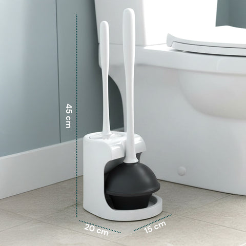 Set WC 3 in 1 con Scopino, Sturalavandino e Base Salvaspazio Igienica