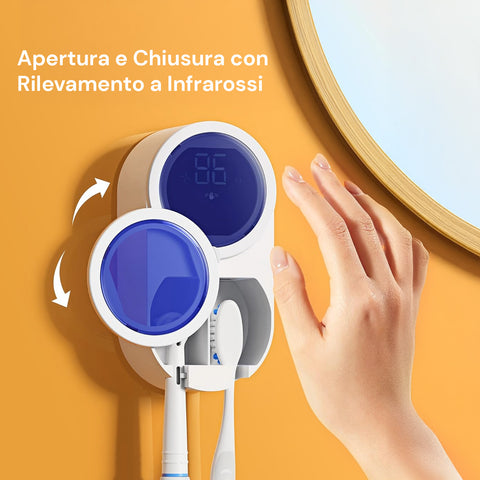 Sterilizzatore UV per Spazzolini da Denti – Disinfezione Automatica 24/7