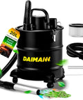 Bidone Aspiratutto 20L 800W con Filtro HEPA e Tubo Metallico per Camino e Stufa