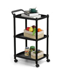 Carrello Salvaspazio con 3 Ripiani Pratico ed Elegante per Cucina e Bagno