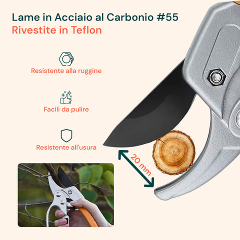 Forbici Da Giardino Con Lame In Acciaio Al Carbonio