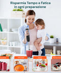 Risparmia tempo e fatica in ogni preparazione: smoothie, vellutate, salse e panna montata per tutta la famiglia