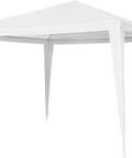 Gazebo 3x3m Struttura Tubolare in Acciaio Verniciato con Copertura Impermeabile Anti-UV Resistente Bianco Ean 8023755047634