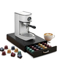 Organizer Capsule Caffè 1 Cassetto Nero Elegante – Capienza 50 Capsule
