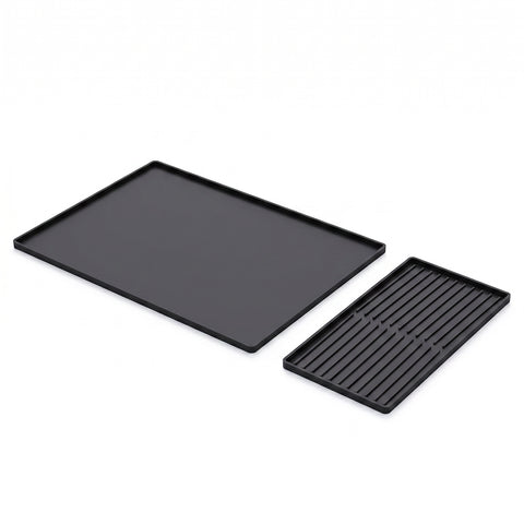 Tappetino Pieghevole in Silicone 2 in 1 con Bordi Alti – Impermeabile e Antiscivolo
