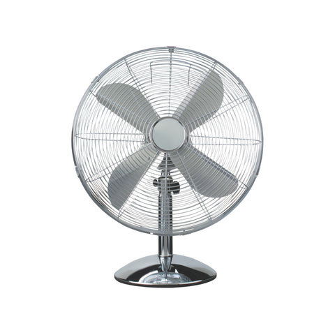 Ventilatore da tavolo in metallo 40 cm a 4 pale