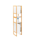 Colonna Armadio 2 Ante Da Bagno 33x33x170cm Bianco