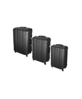 Set 3 Valigie Da Viaggio Ultrarigide Con Ruote