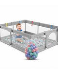 Box Pieghevole per Bambini con 100 Palline e 4 Anelli – Area Gioco Sicura