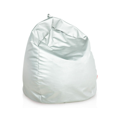 Nylon babzsákfotel, 65x62cm, fehér