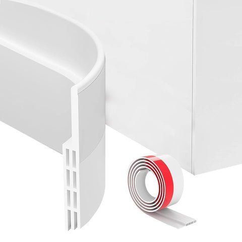 Guarnizione Sottoporta a Spazzola Adesiva 1m in PVC Isolante Termico e Acustico