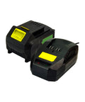 Set Batteria 4,0 Ah E Caricabatteria 4 Led 900w
