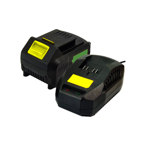 4,0 Ah-s akkumulátor- és töltőkészlet, 4 LED-del, 900w