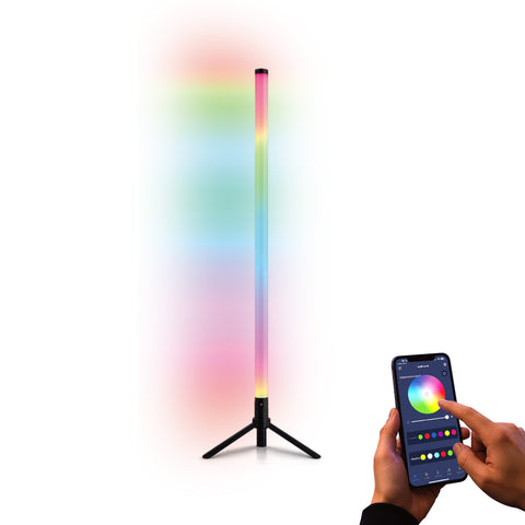 120 cm-es LED-cső Sync Music funkcióval és távirányítóval, 10 W