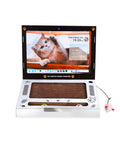 Graffiatoio Interattivo per Gatti a Forma di PC Portatile con Giochi Inclusi
