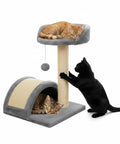 Tiragraffi per Gatti 50 cm con Arco in Sisal e Gioco Pendente