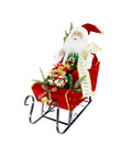 Babbo Natale Su Slitta Con Regali Rosso