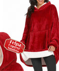 saint joy coperta con maniche e cappuccio felpa coperta oversize 2 colori ean 8050043128386