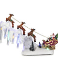 Slitta Natalizia con Luci e Musica in Movimento – 29x6x23 cm