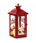 saint joy lanterna natalizia luminosa a batteria 12x12x28 cm con renne ean 8056819081251