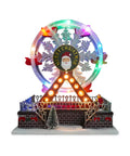 Joywheel Ruota Panoramica Natalizia Animata con Luci LED, Musica e Movimento