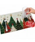 saint joy tovagliette natalizie set 4 pezzi 30x45 cm 2 fantasie ean 8050043128089